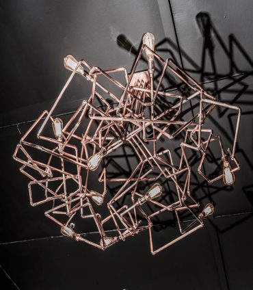 Scribble – a Copper Chandelier